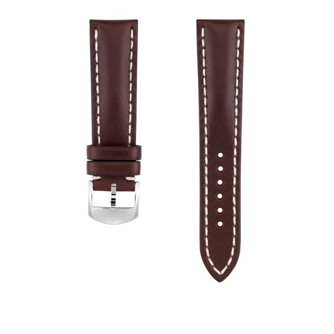 breitling 556|Brown Bali Calfskin Leather Strap .